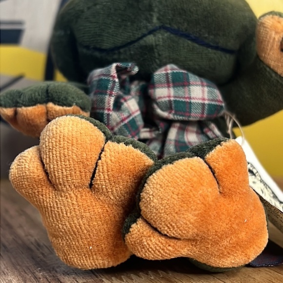 Ezra R. Ribbit 6.5 Plush Frog  Bears in the Attic Collectible style #566470 - Picture 3 of 13